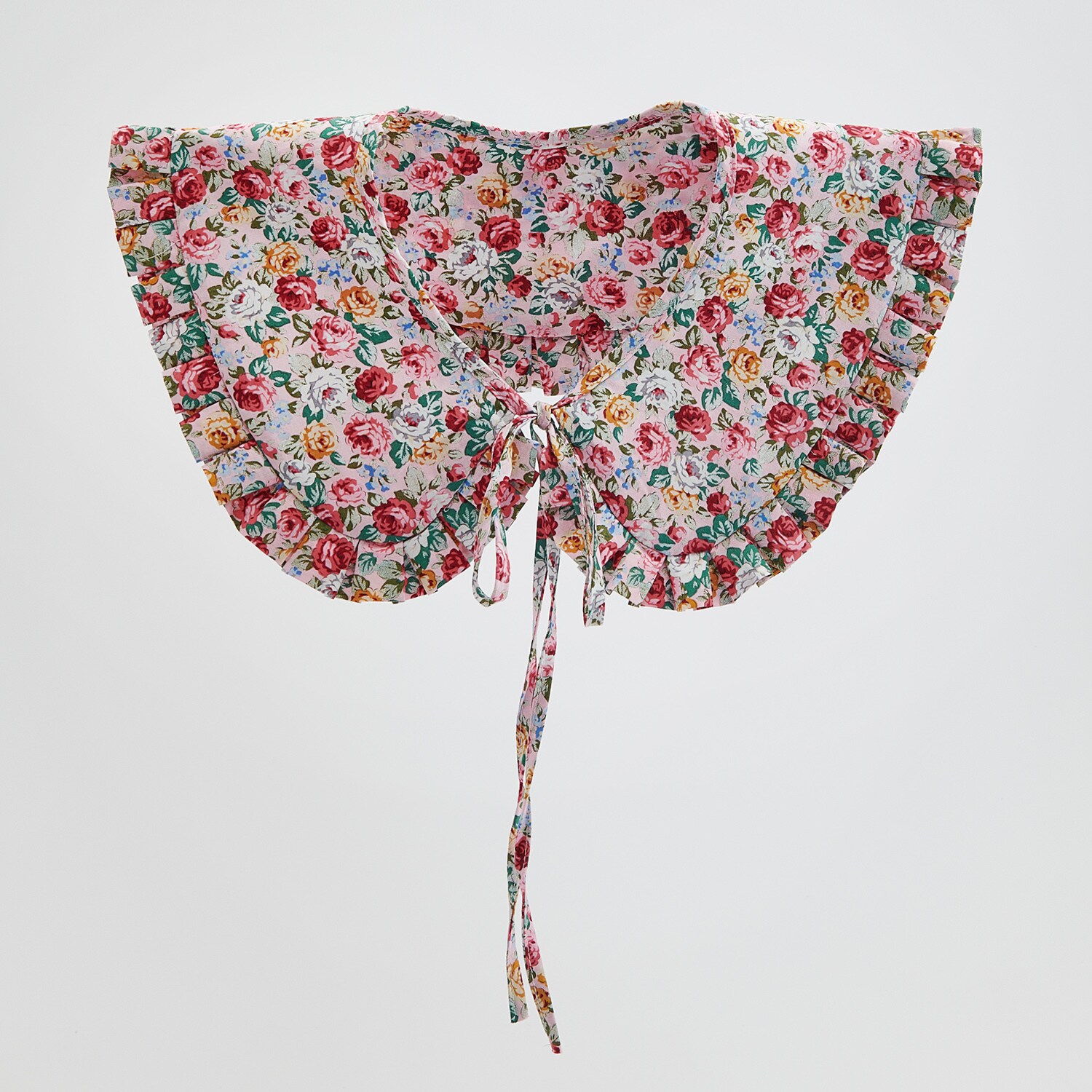 Kvetinový bavlnený golier