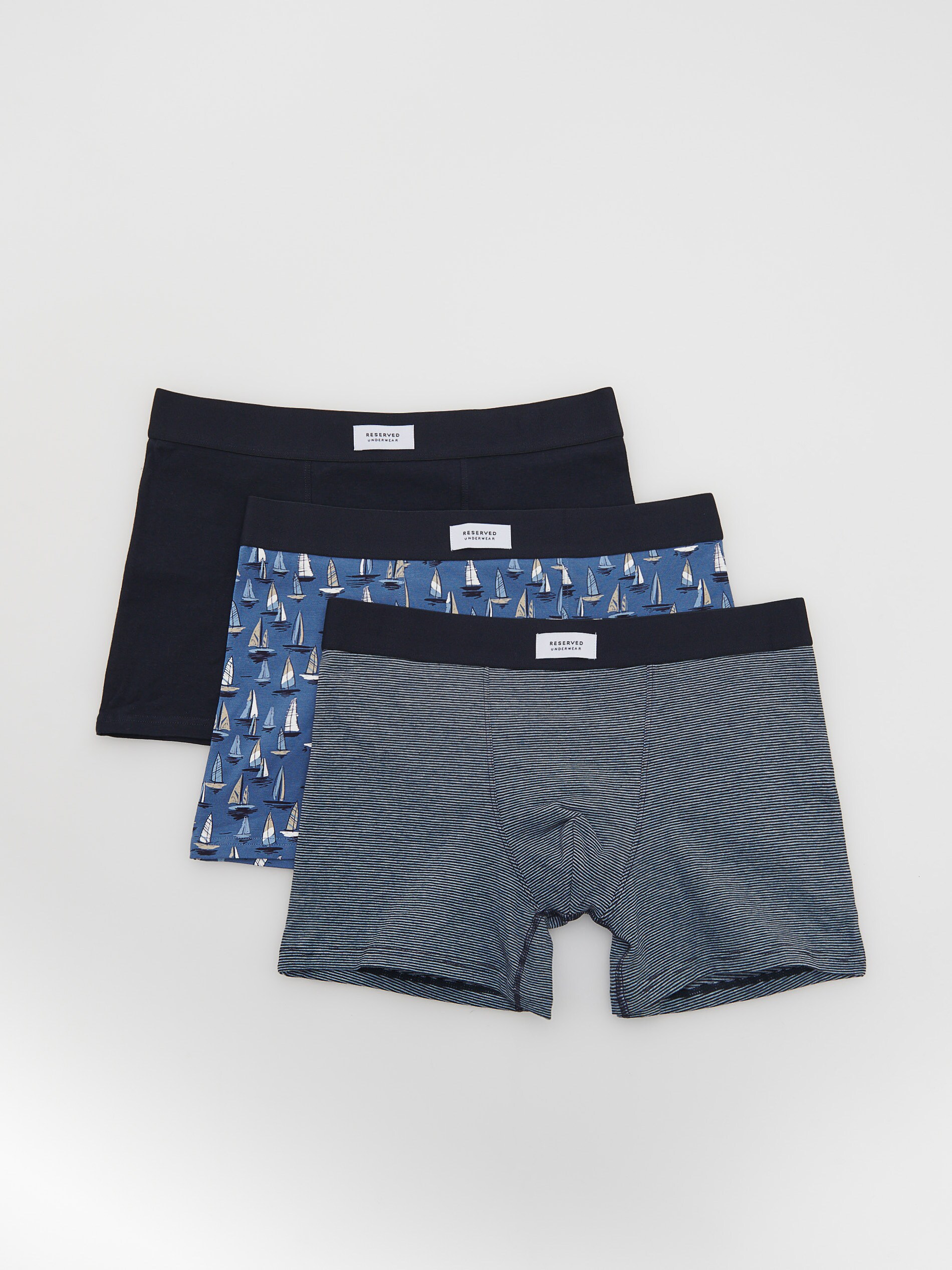 Súprava 3 bavlnených boxeriek