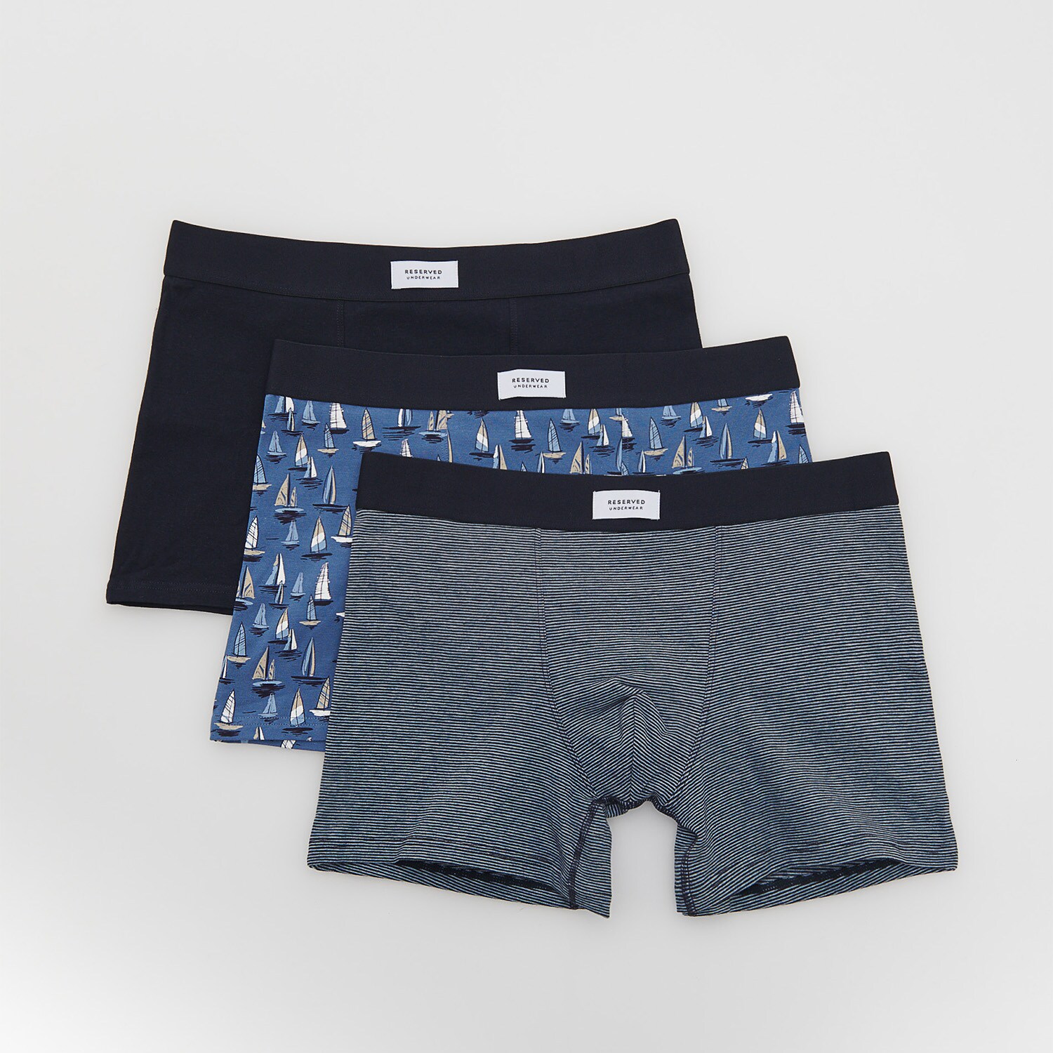 Súprava 3 bavlnených boxeriek