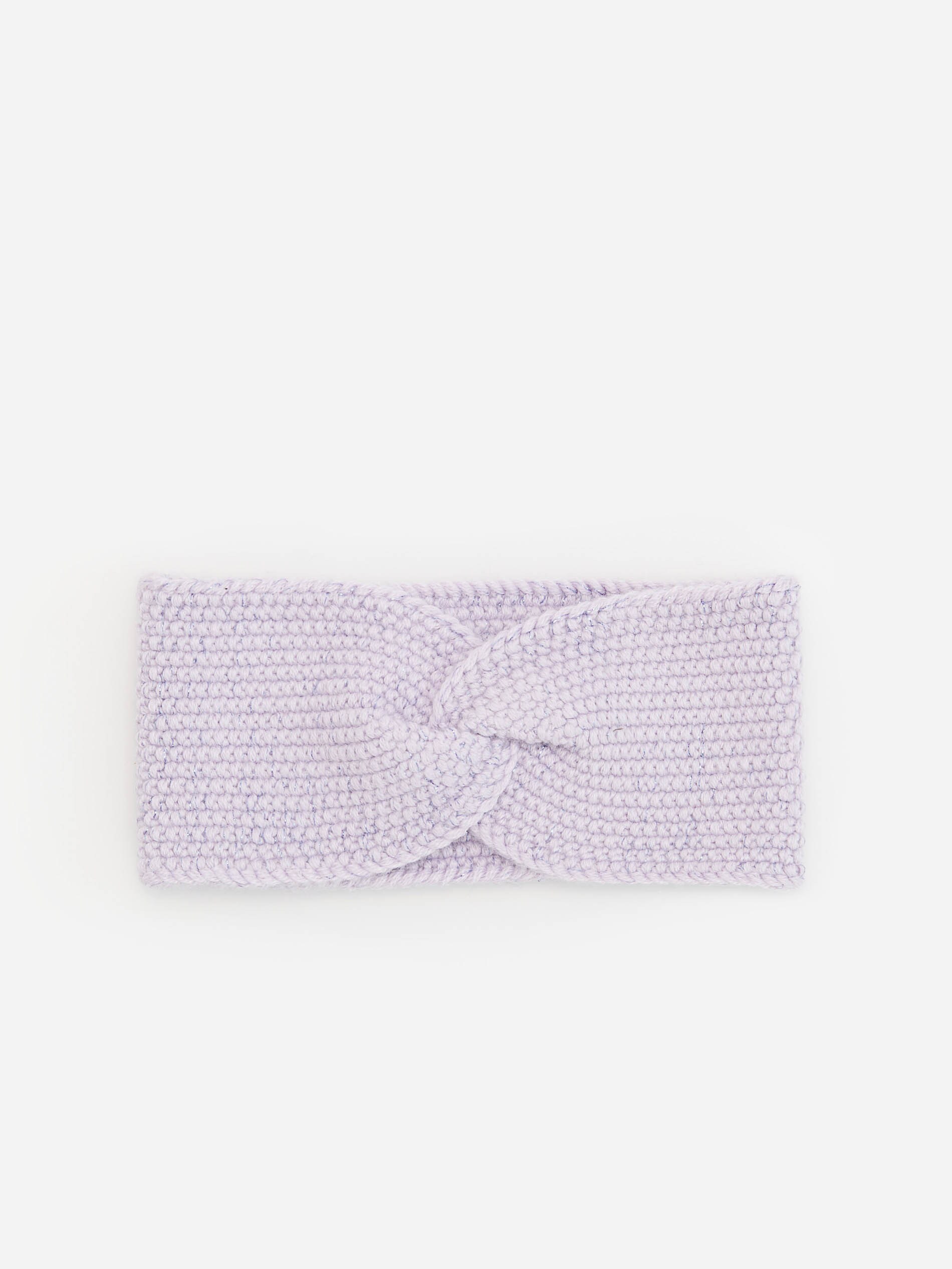 Úpletová čelenka s prímesou vlny