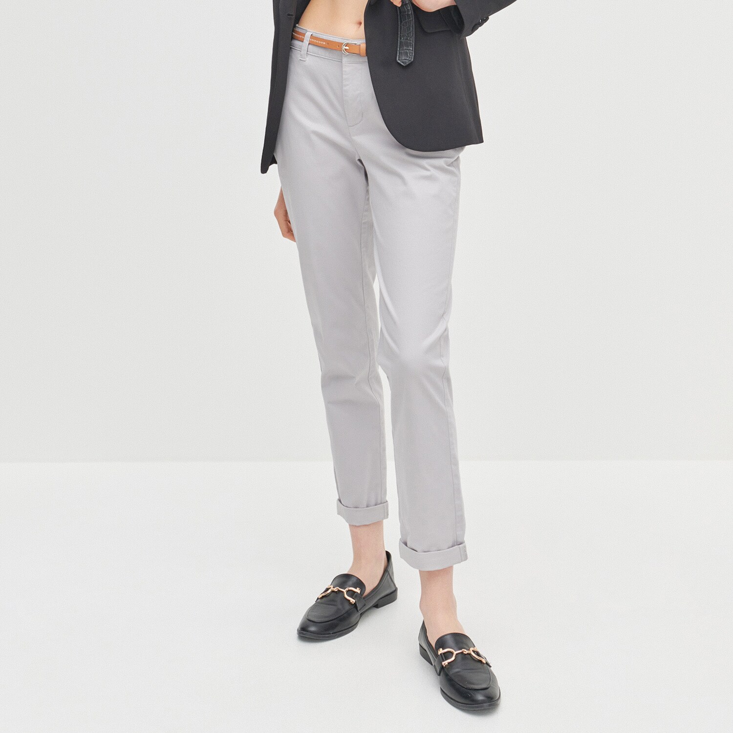 Chino nohavice s opaskom