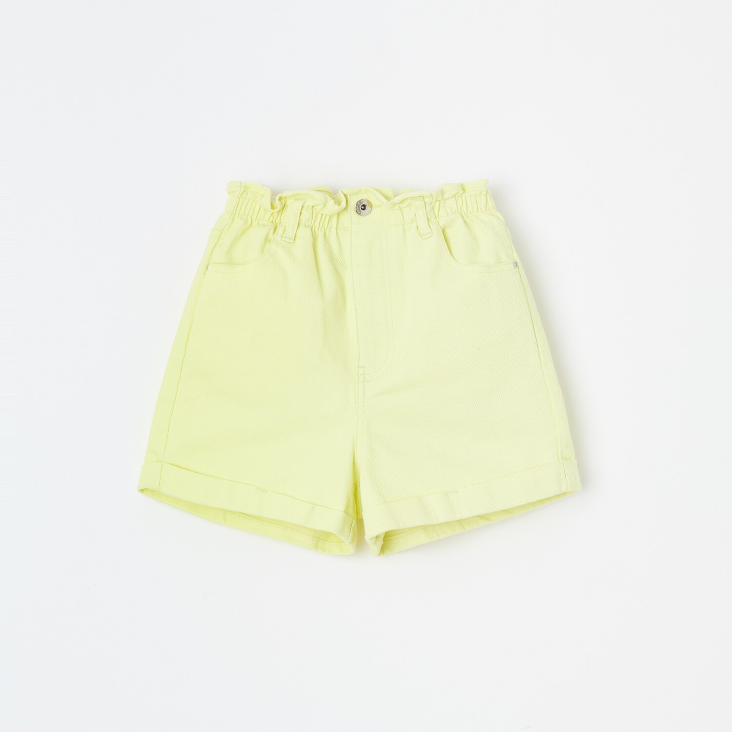 Bavlnené šortky paper bag