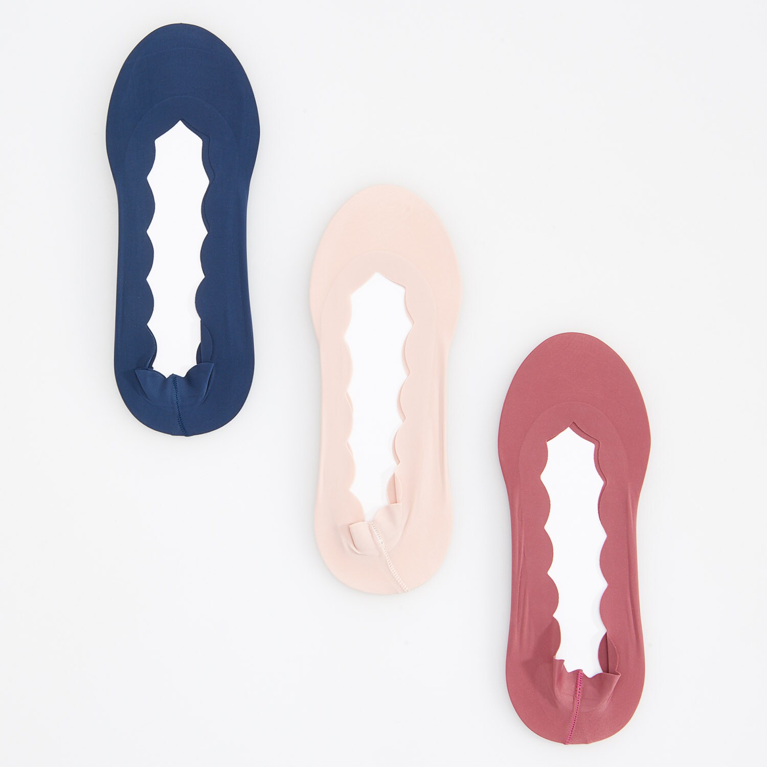 Súprava 3 párov neviditeľných ponožiek