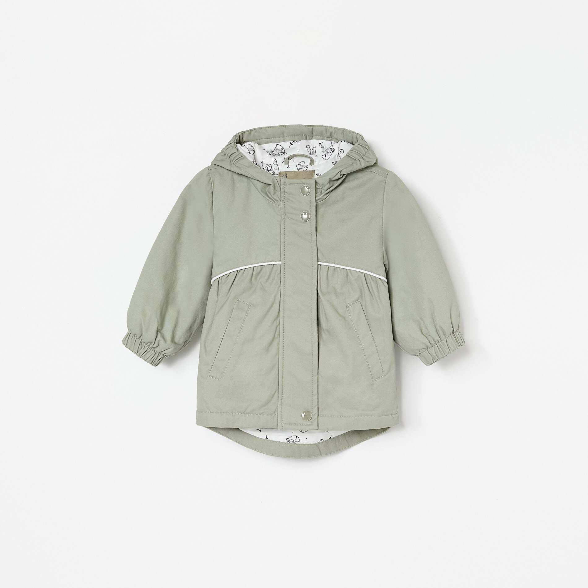 Mierne zateplená parka