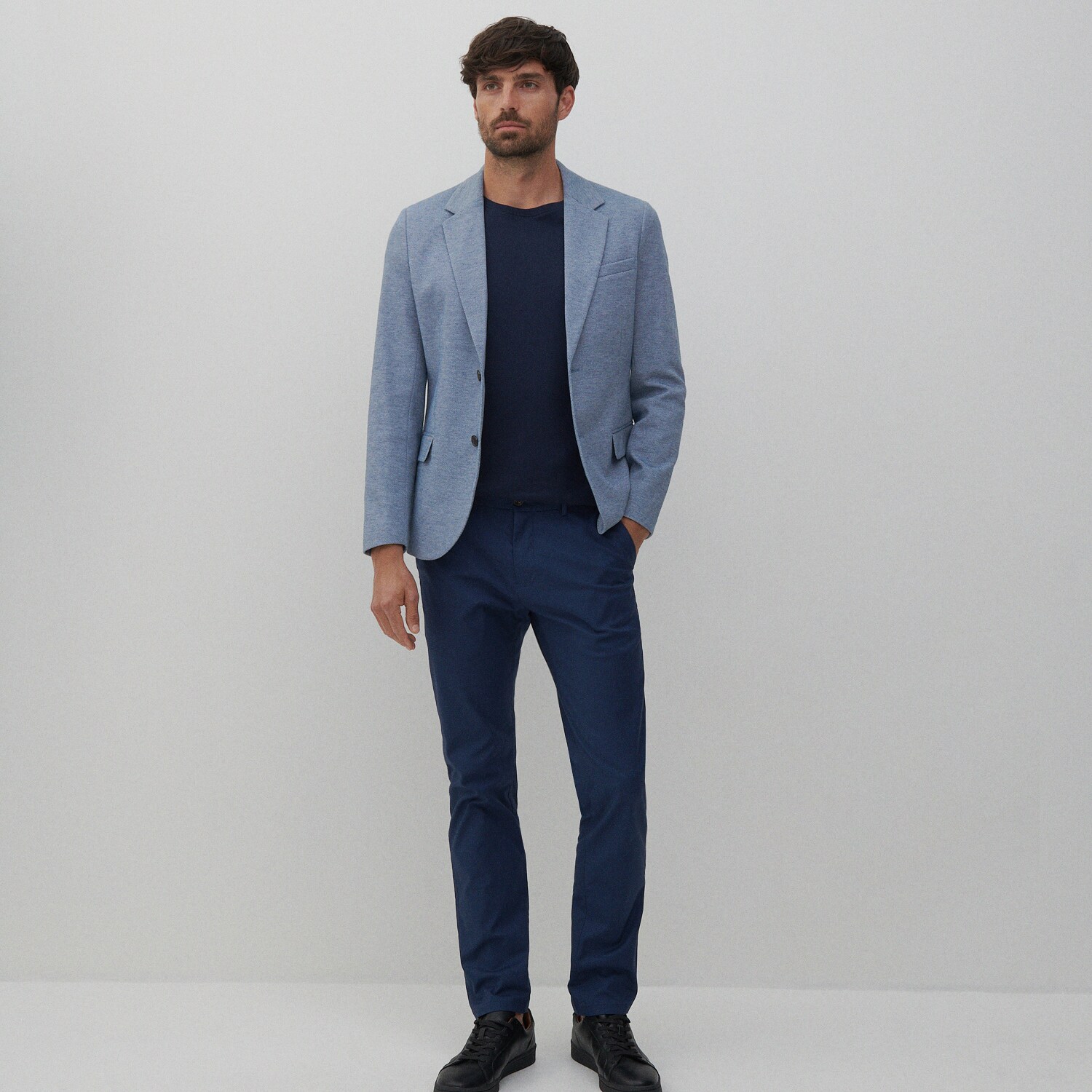 Bavlnené chino nohavice slim