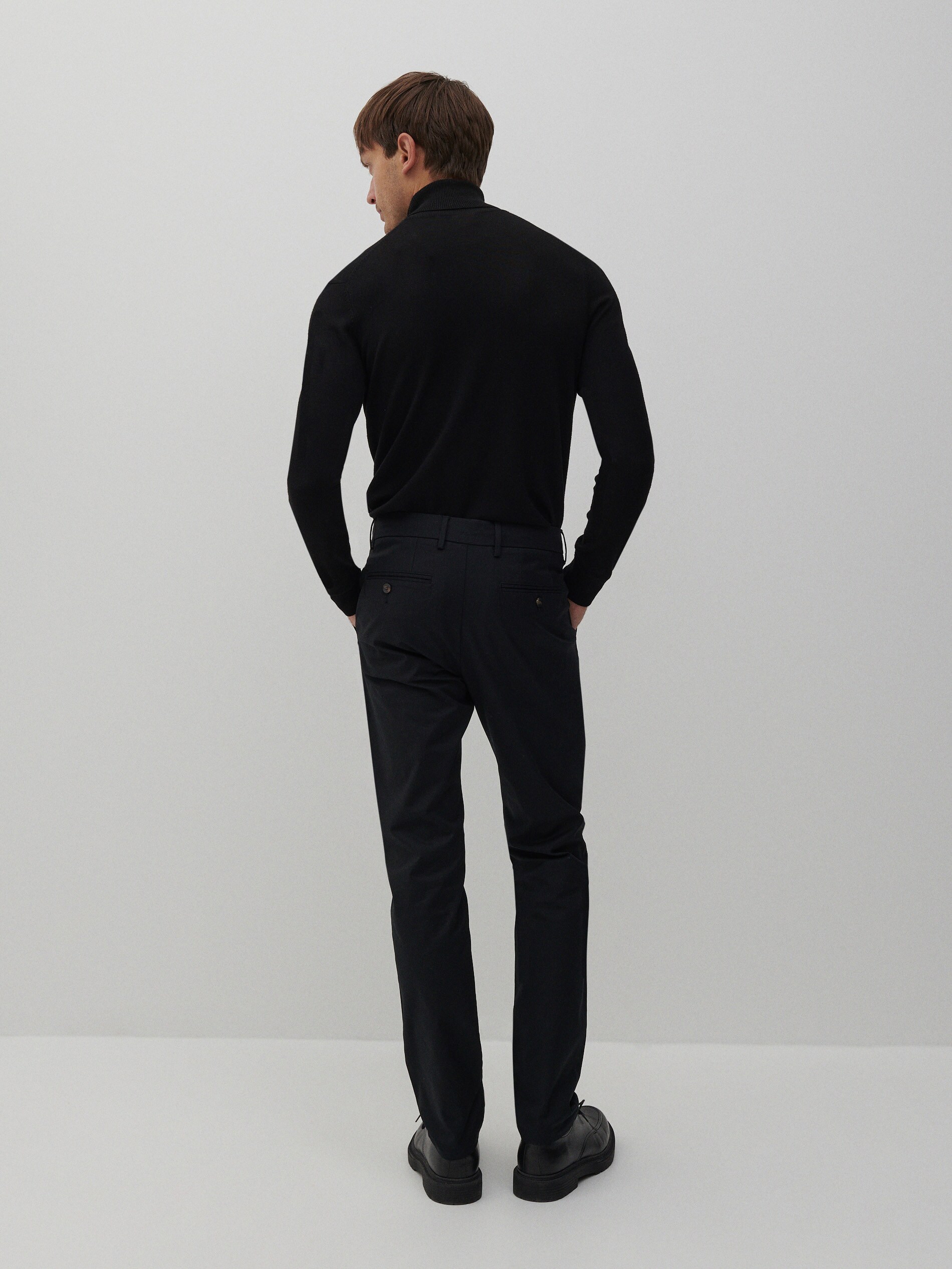 Bavlnené chino nohavice slim