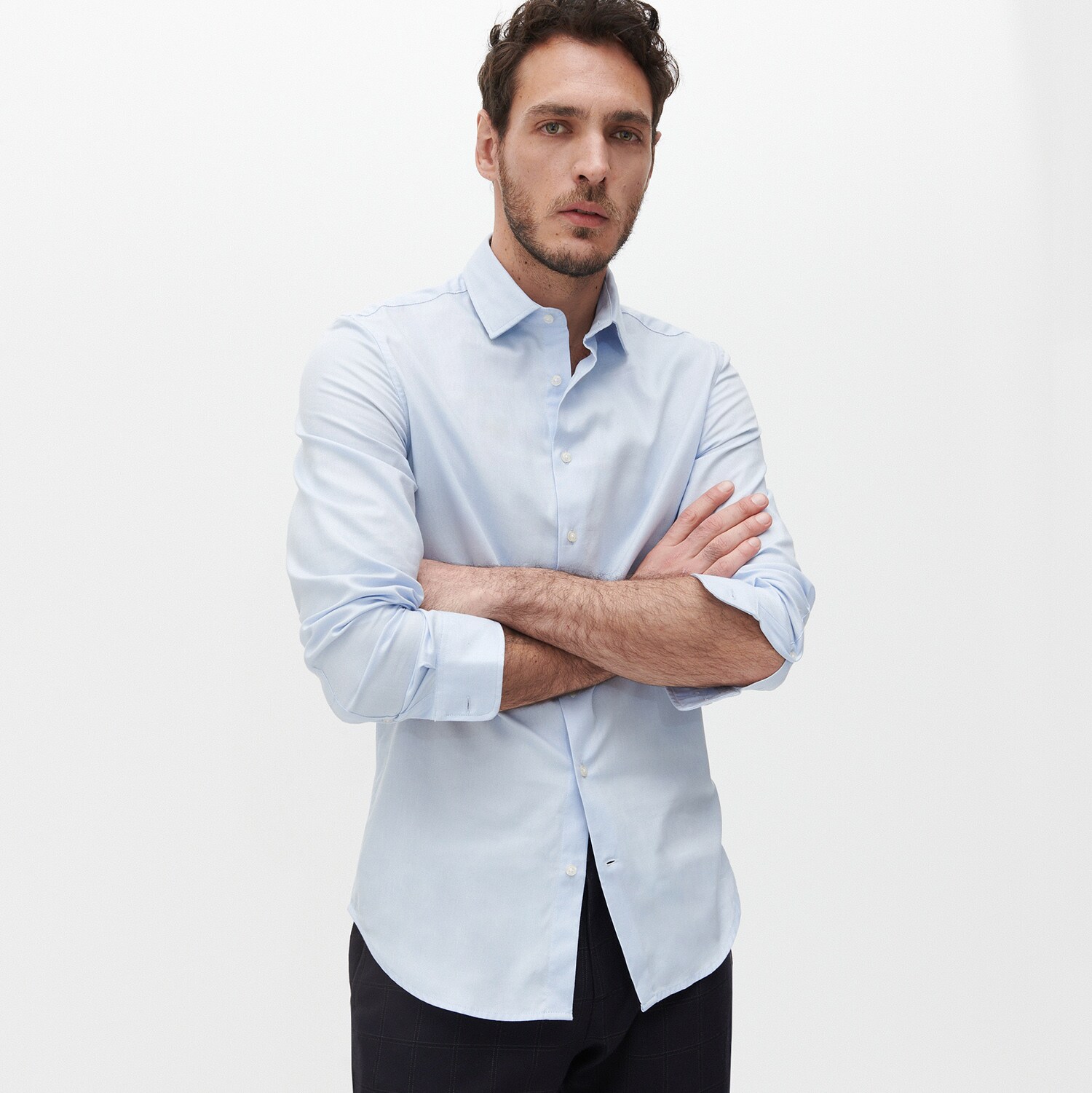 Bavlnená košeľa slim fit