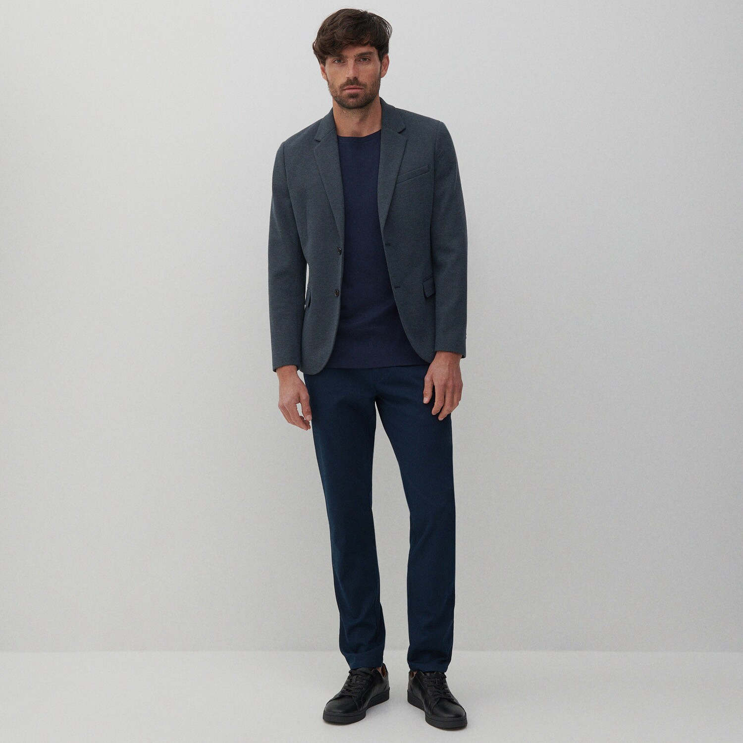 Chino nohavice slim zo štruktúrovanej látky