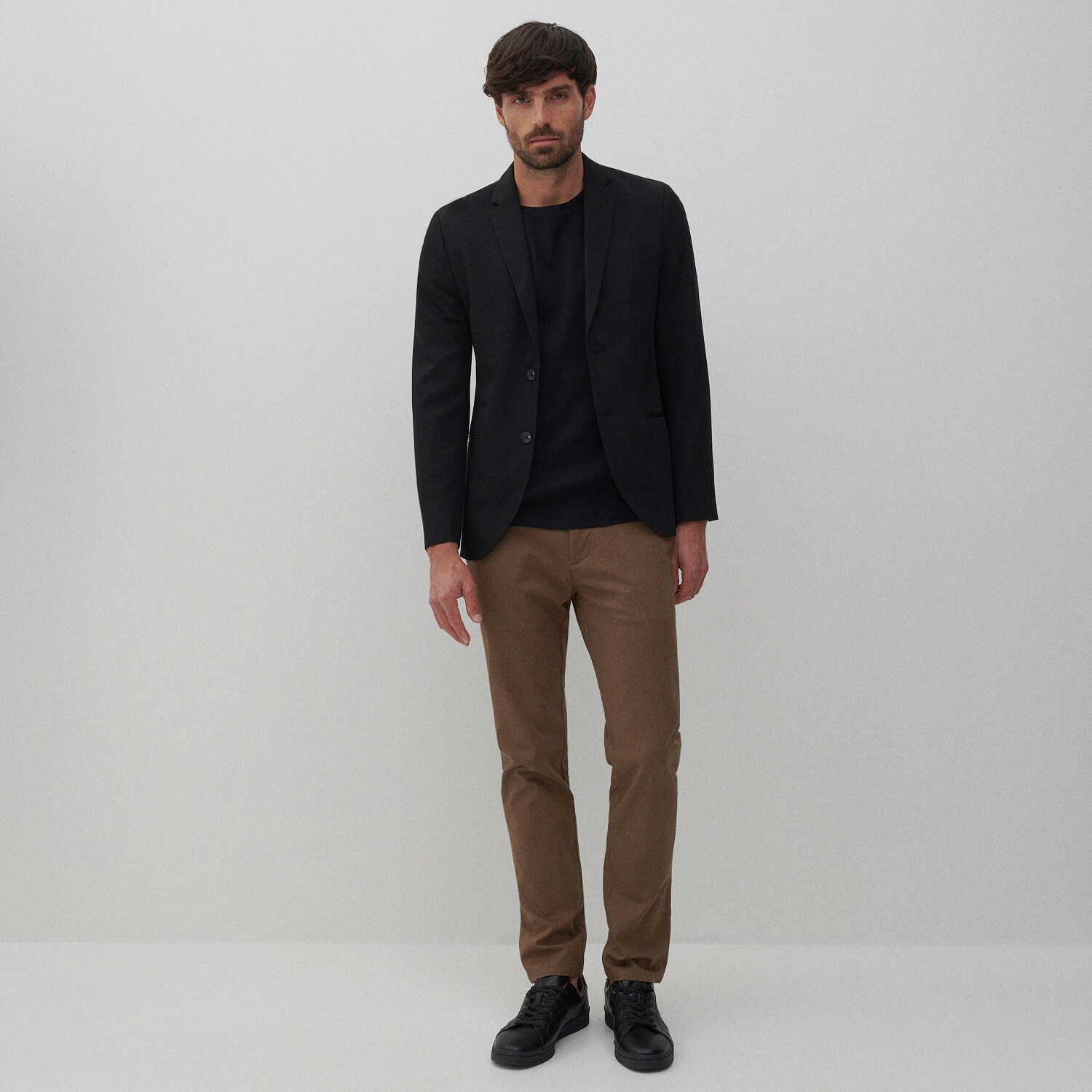 Chino nohavice slim zo štruktúrovanej látky