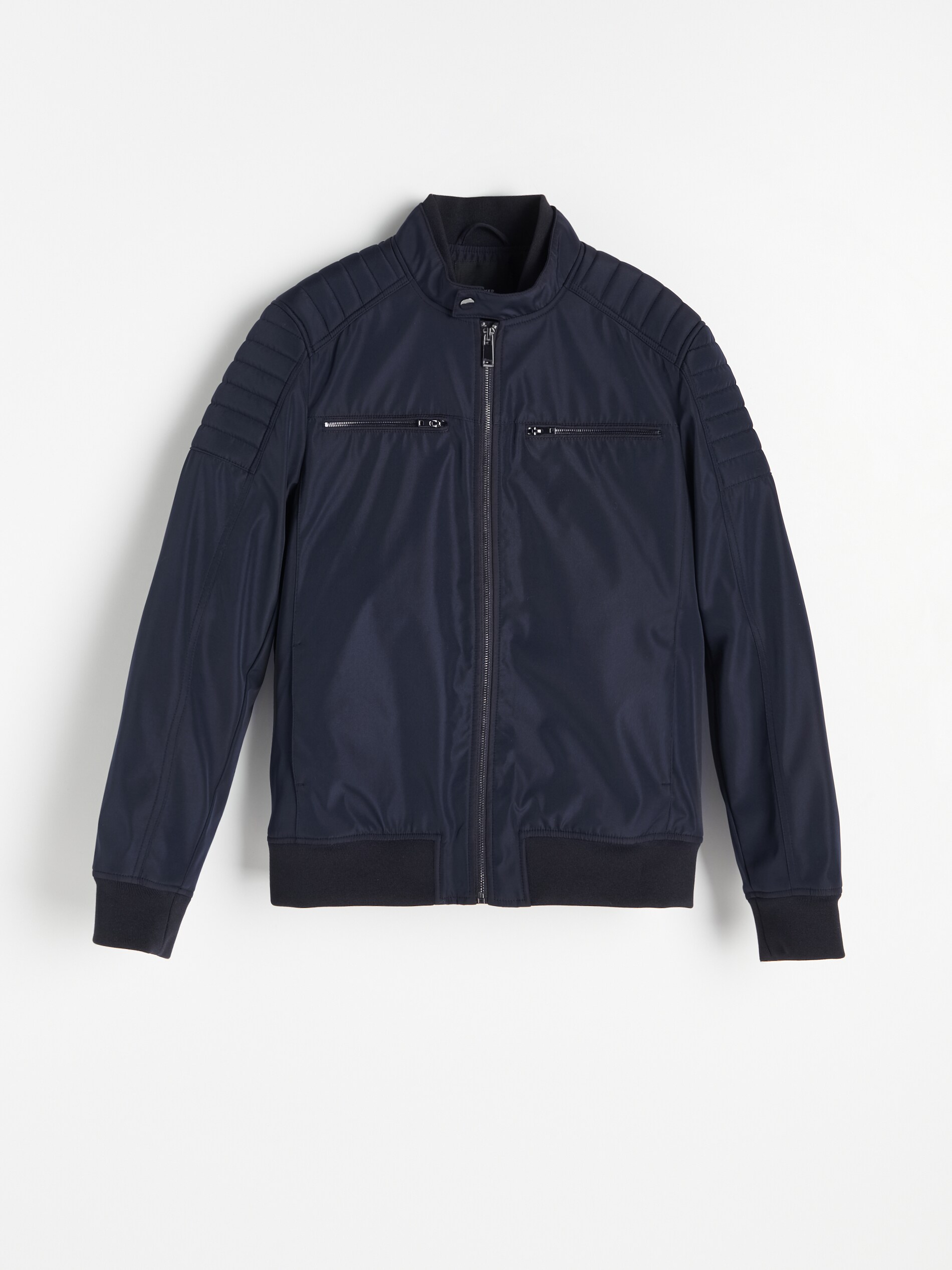 Motorkárska bunda so stojačikom