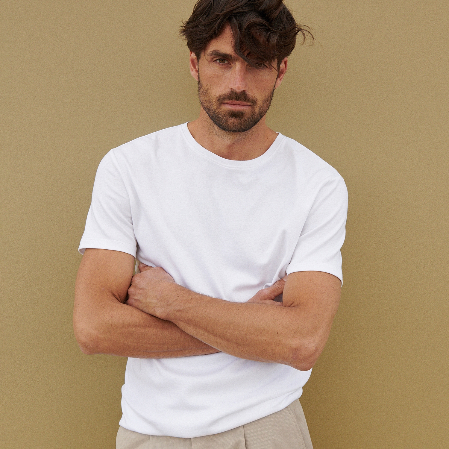 basic bavlnené tričko