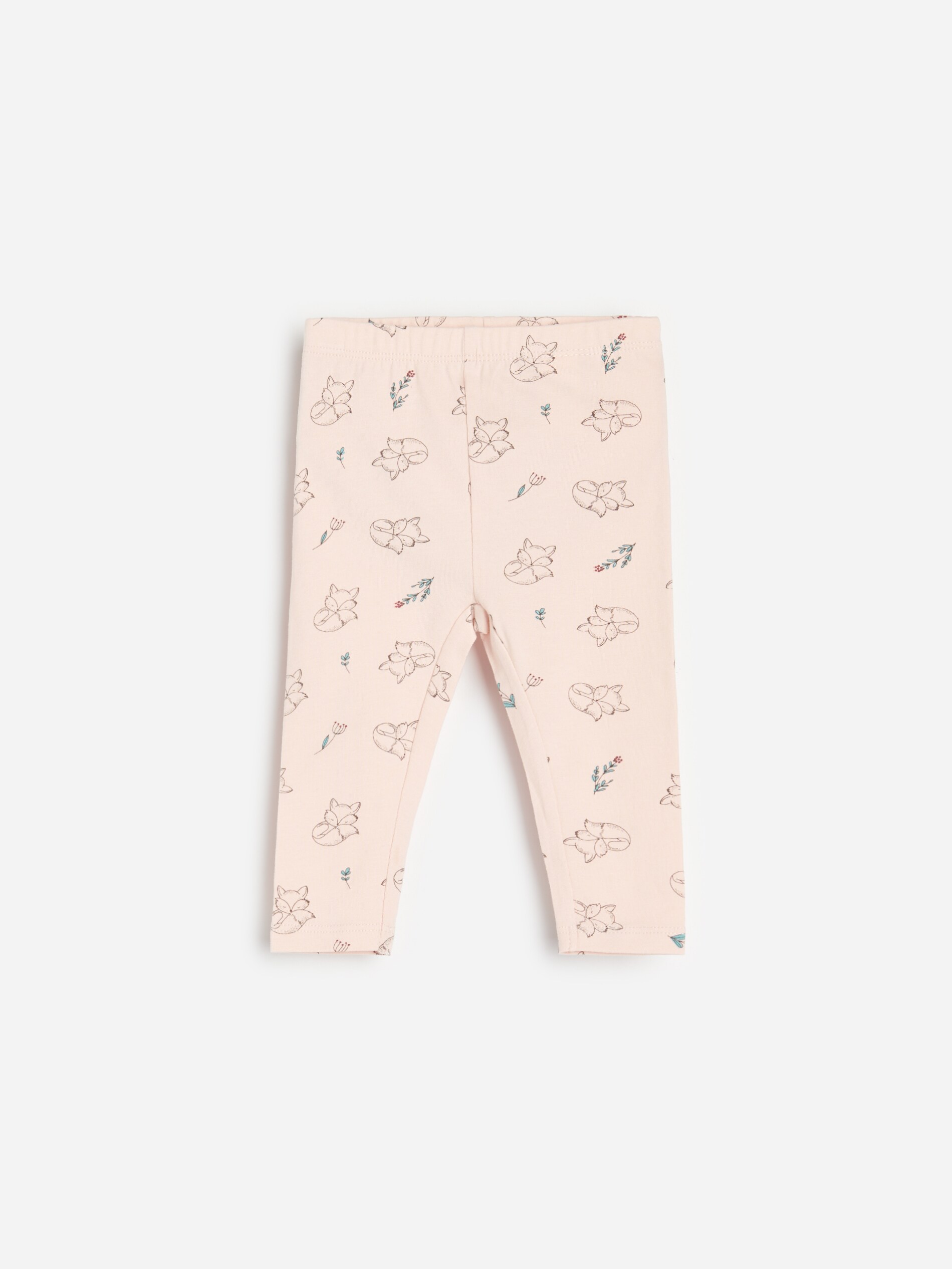 Bavlnené legíny s motívom líšok