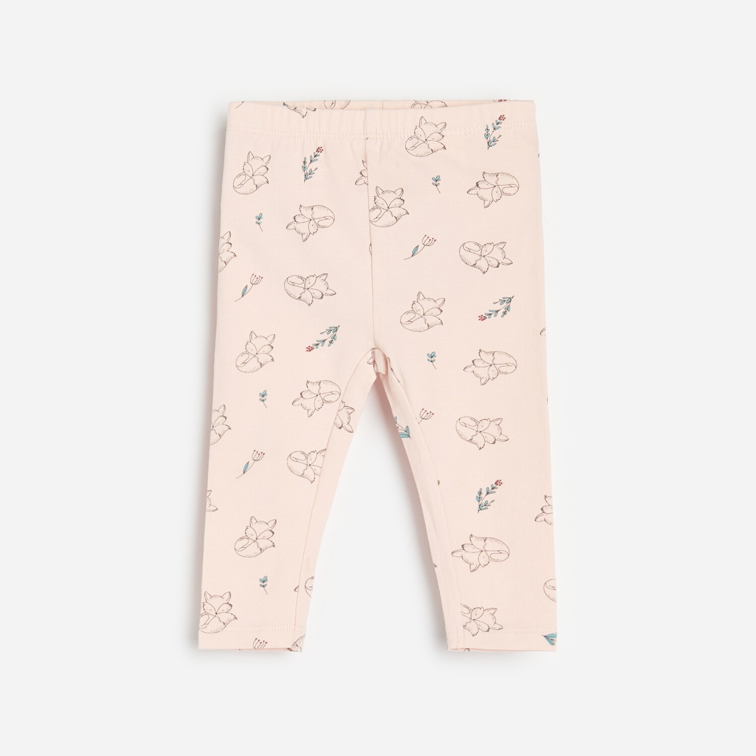 Bavlnené legíny s motívom líšok