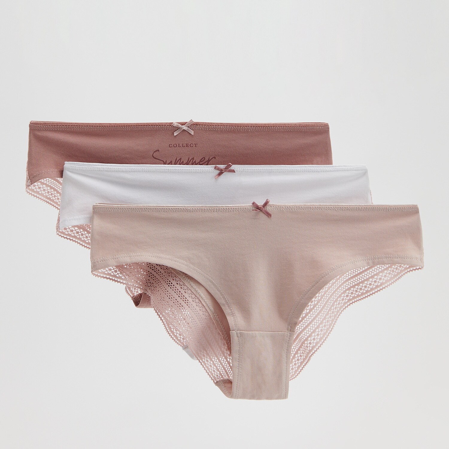 Súprava 3 hipsterských bavlnených nohavičiek