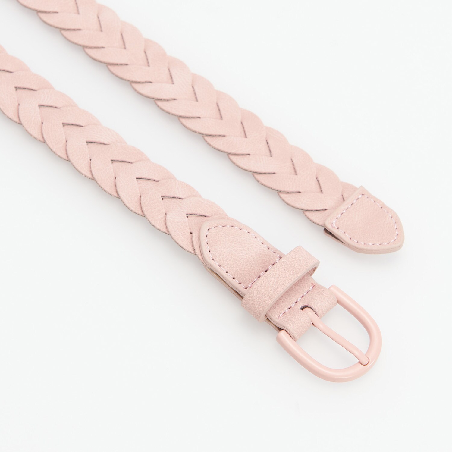 Pletený opasok z umelej kože