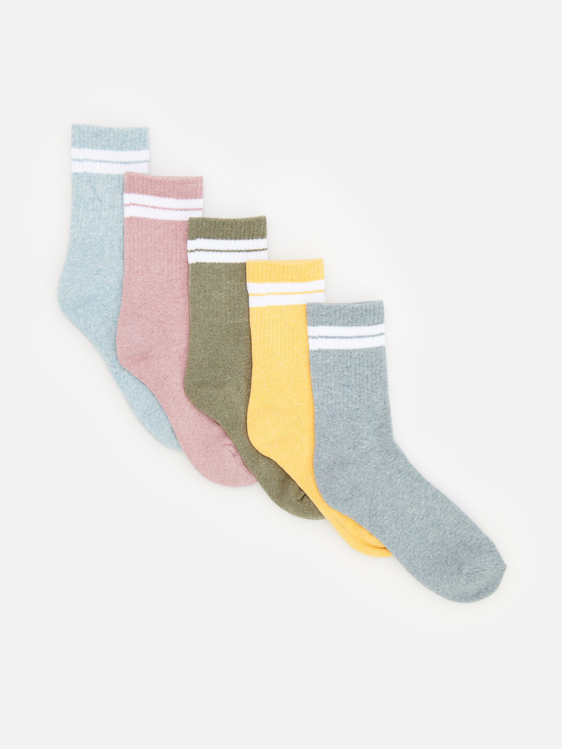 Súprava 5 párov melanžových ponožiek