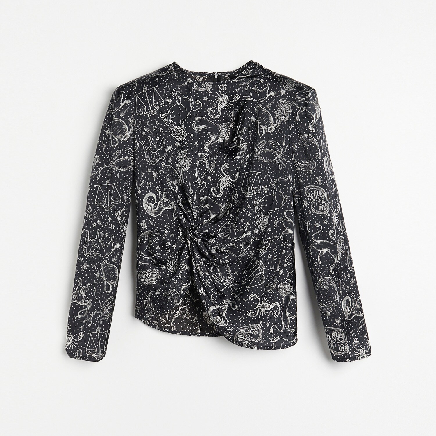 Blúzka s astrologickým vzorom