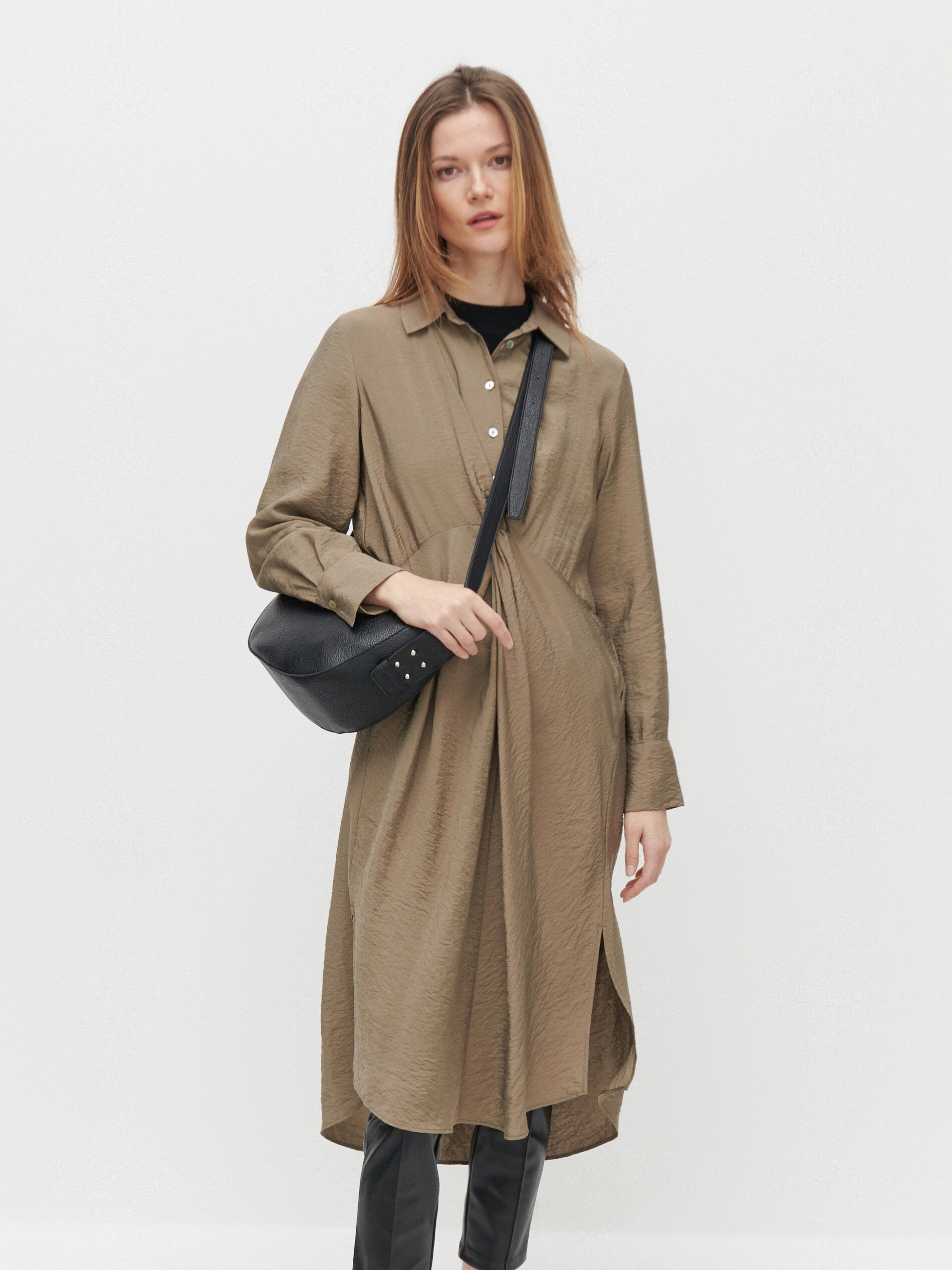 Košeľové šaty EcoVero