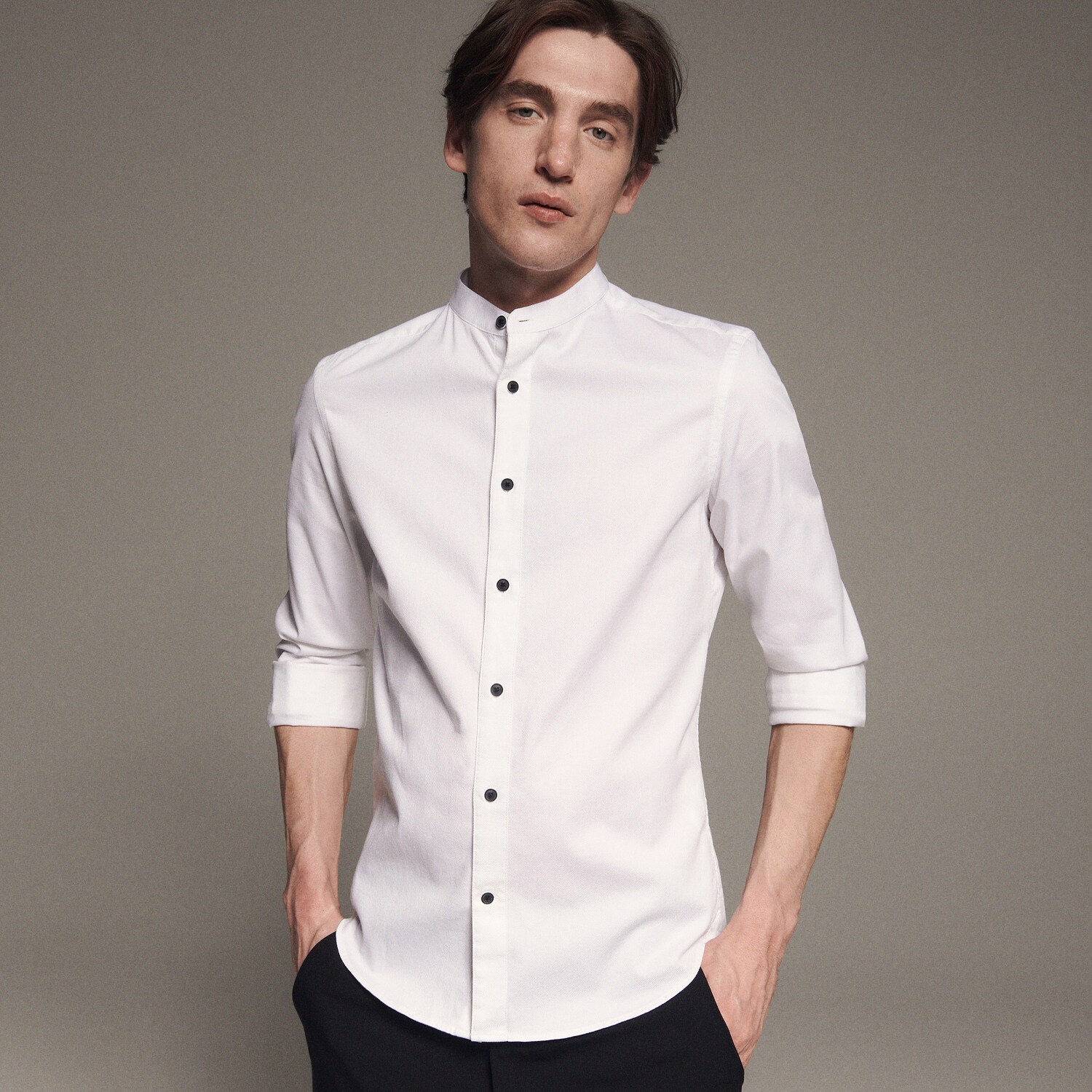 Bavlnená košeľa super slim fit