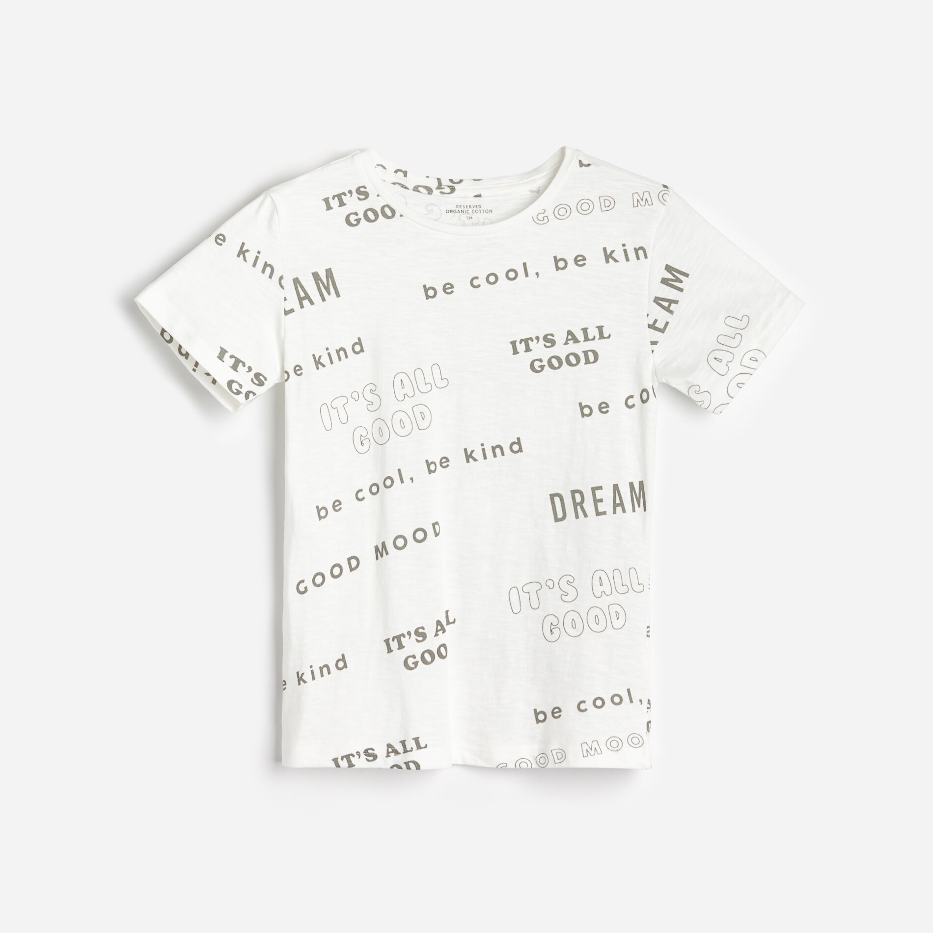 Bavlnené tričko s nápismi