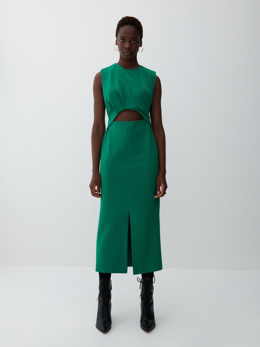 Buy online! Midi dress, RESERVED, 0165I-76X
