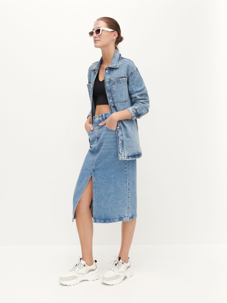 Denim midi Clearance
