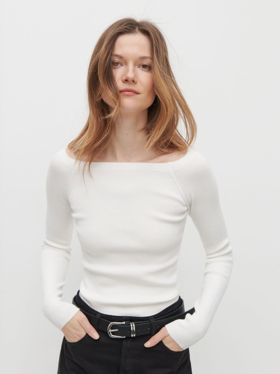 top cuello barco