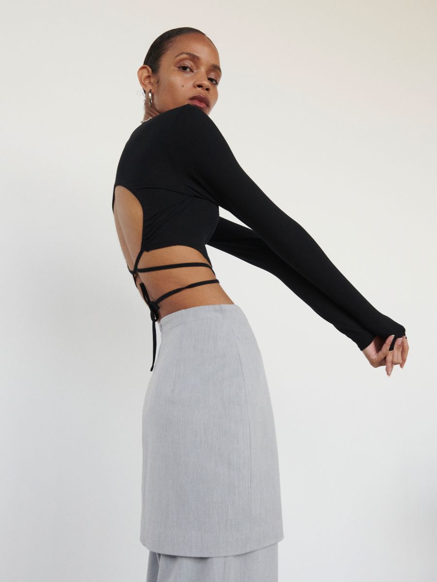 Reserved Cut out back blouse, £12.99