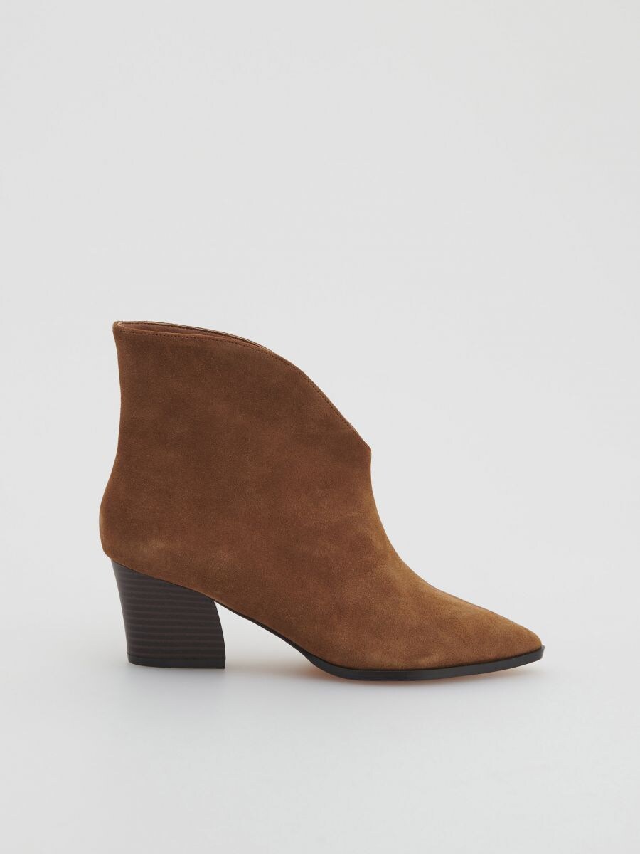 light brown ankle booties