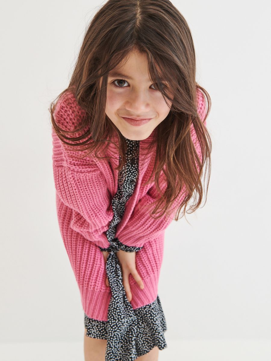 girls long cardigan
