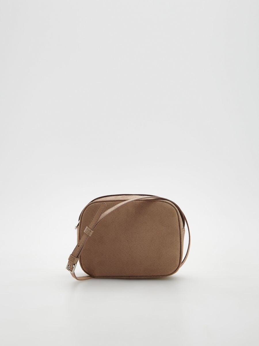 kleine Abendtasche Damentasche Exklusive Umhängetasche Premium Handtasche Weiß 