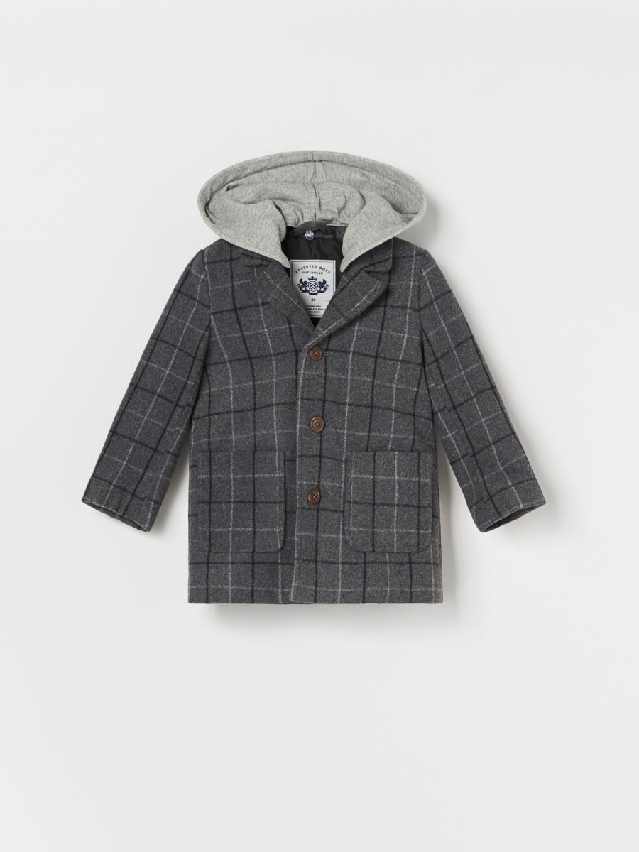 wool blend hood