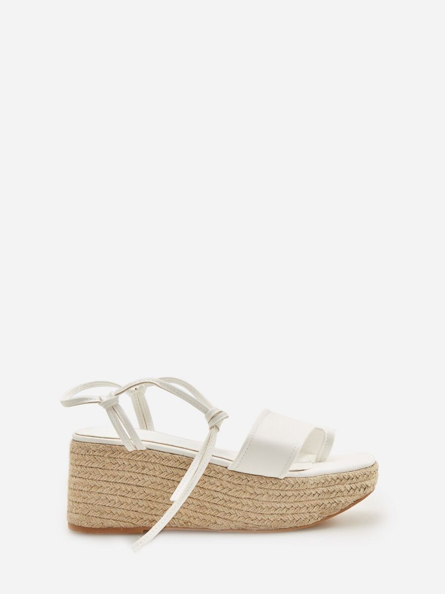 peep toe espadrille platform sandals