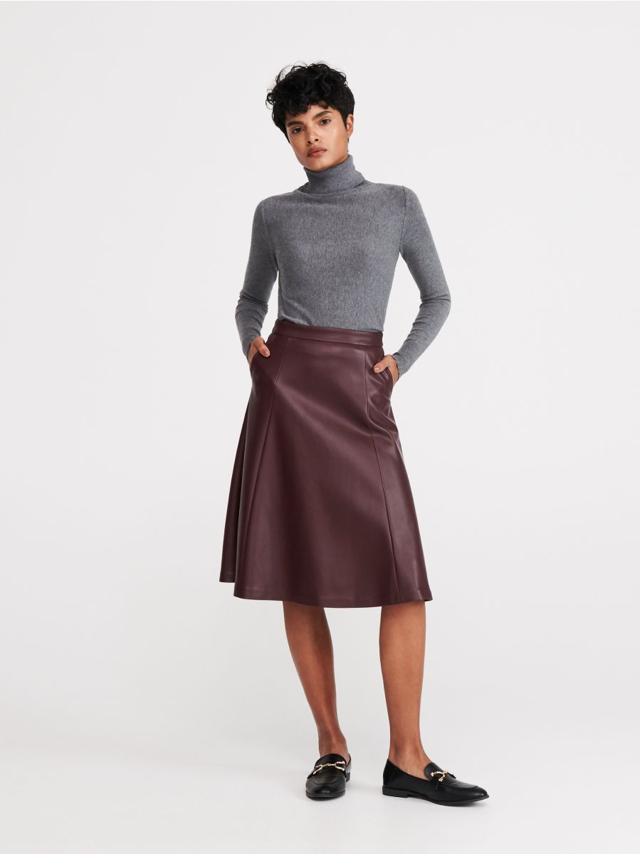 joie faux leather skirt