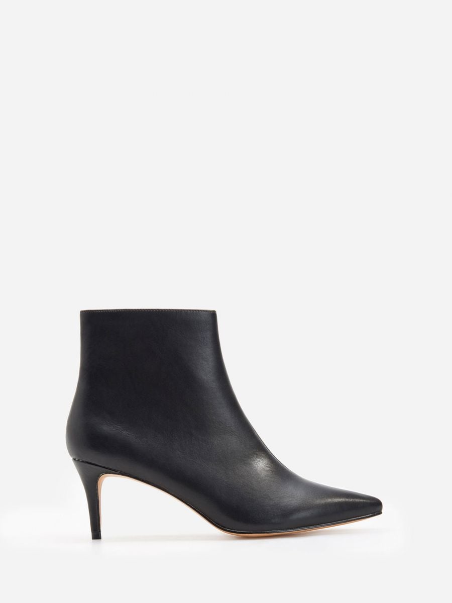 mid heel ankle boots