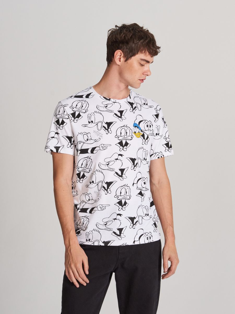 white donald duck t shirt