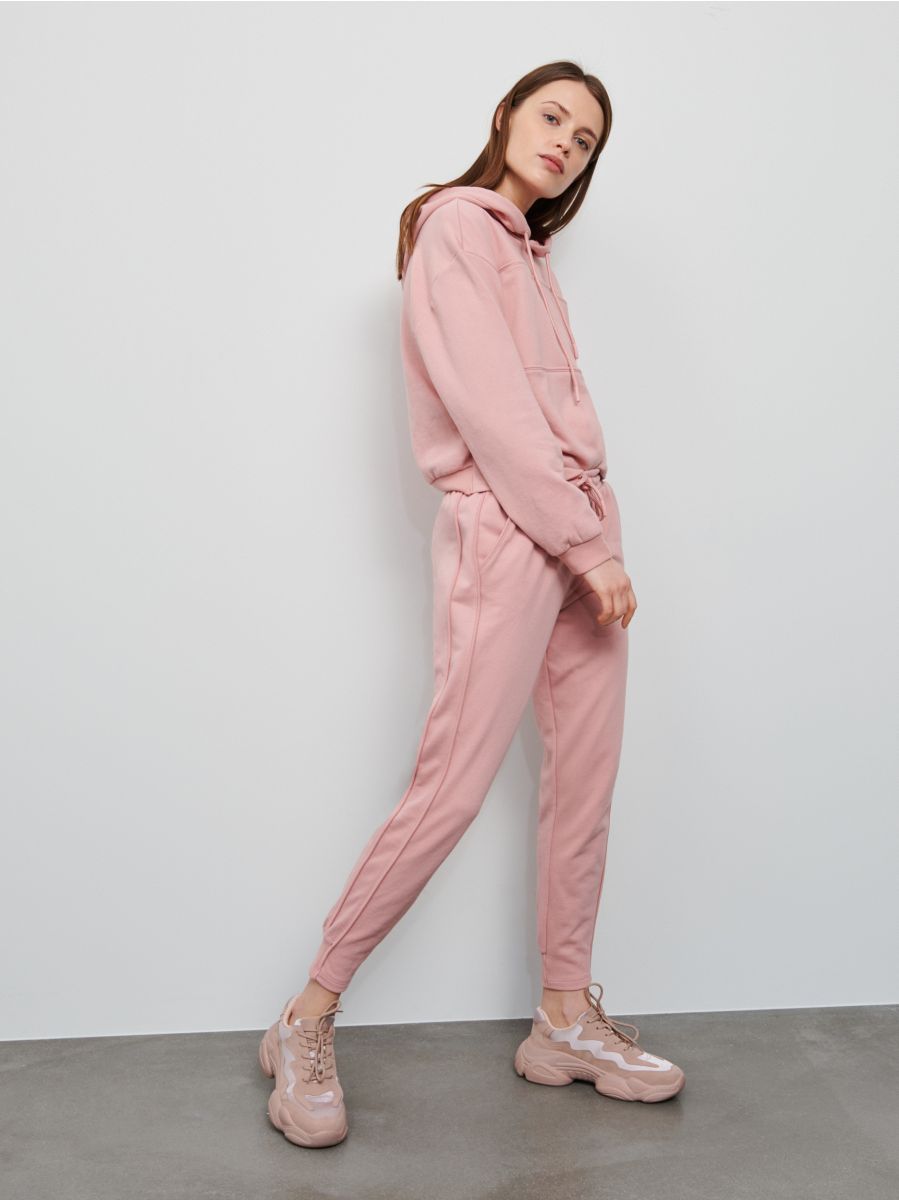 pink tracksuit bottoms