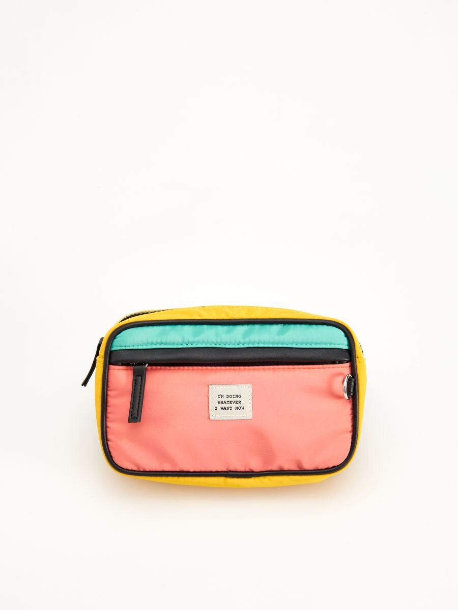 colourful bum bag