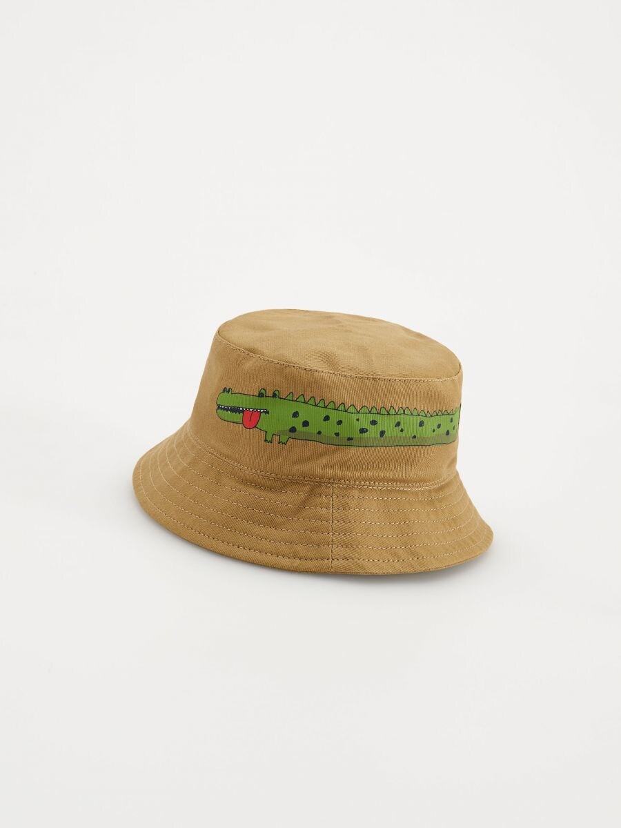 bucket hat beige