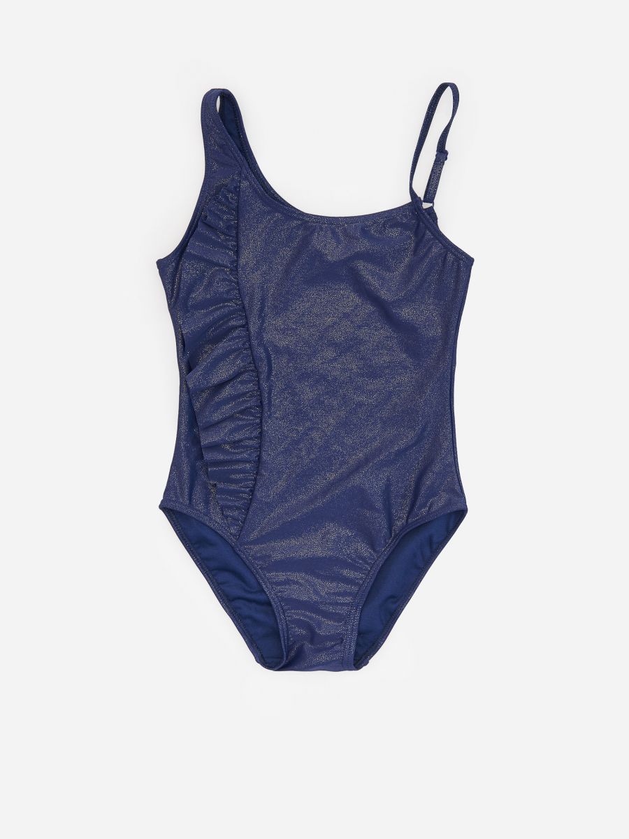 shiny swimsuit one piece