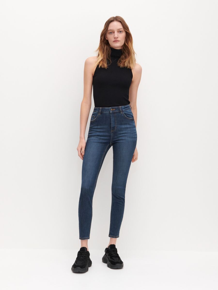 Buy Online High Waist Slim Jeans Reserved Ys352 59j