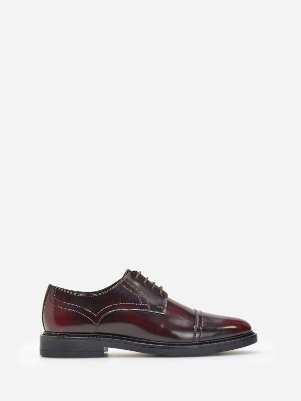 Leather derby shoes - brown - UW888-83X - RESERVED