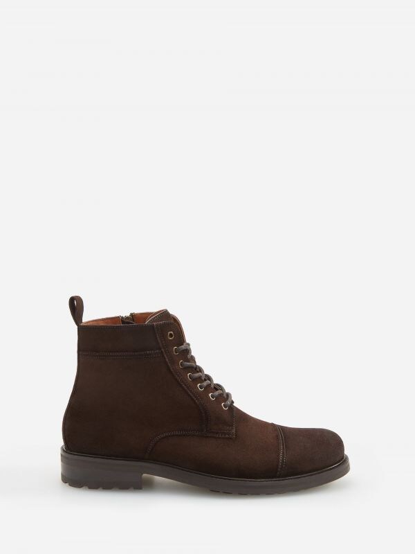 Leather ankle boots - brown - UW959-89X - RESERVED