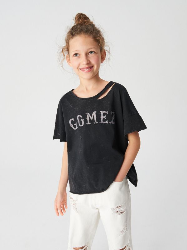 T-shirt Selena Gomez - czarny - WB120-99X - RESERVED