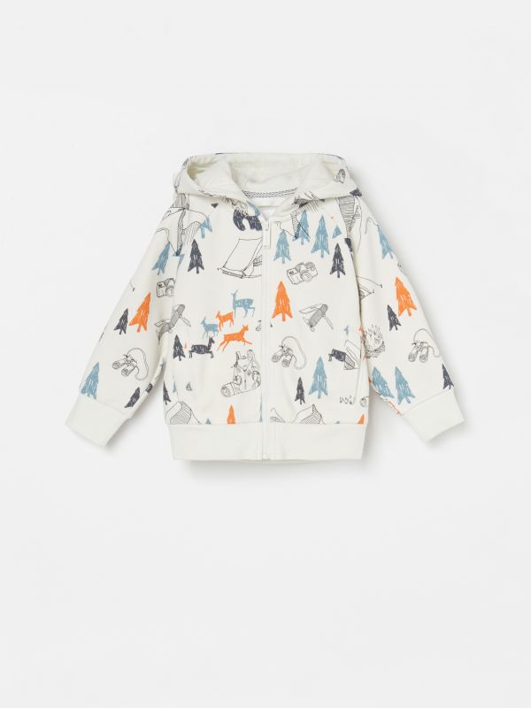 Hoodie - ivory - WB434-02X - RESERVED