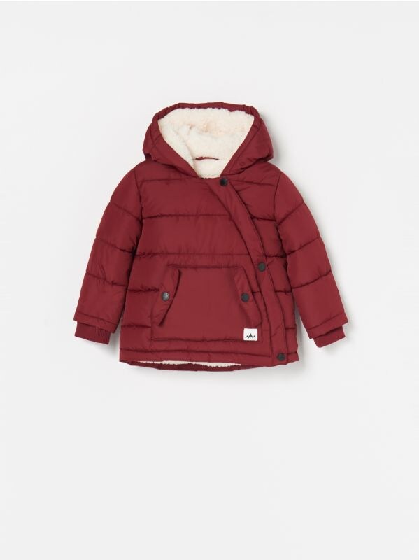 Warm hooded jacket - brown - WB785-83X - RESERVED