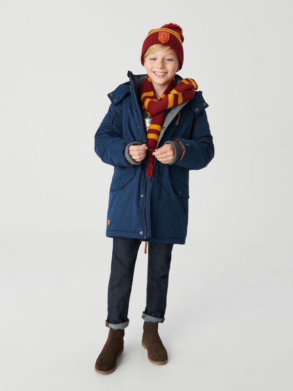 Insulated park with a hood - navy - WB810-59X - RESERVED