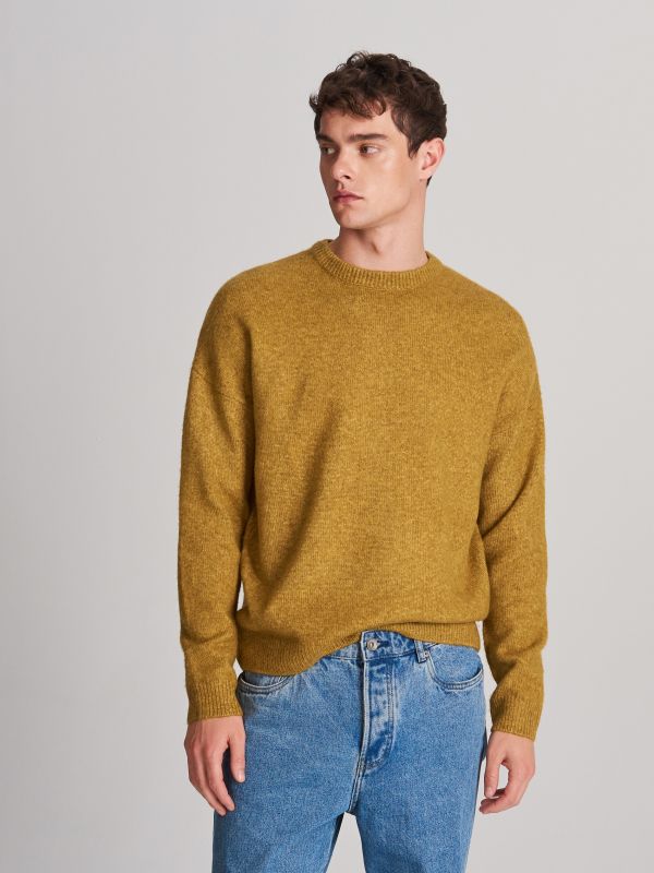 Mustard yellow sweater - yellow - WD195-17X - RESERVED