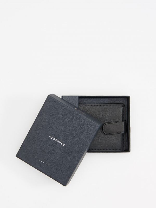 Lederbrieftasche - schwarz - WE309-99X - RESERVED