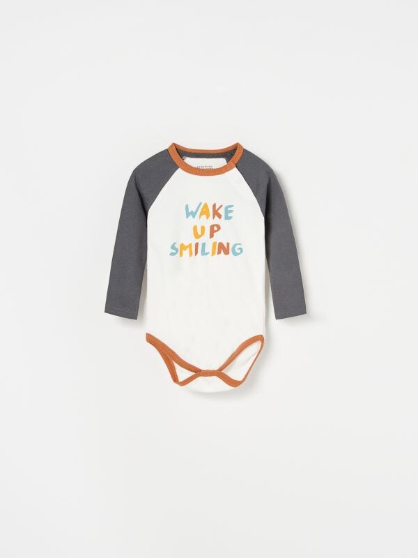 Body en coton bio - Ivoire - WF731-01X - RESERVED